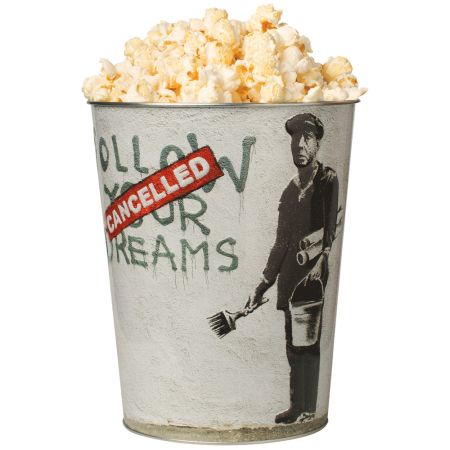 Metalleimer Banksy G4 FYD