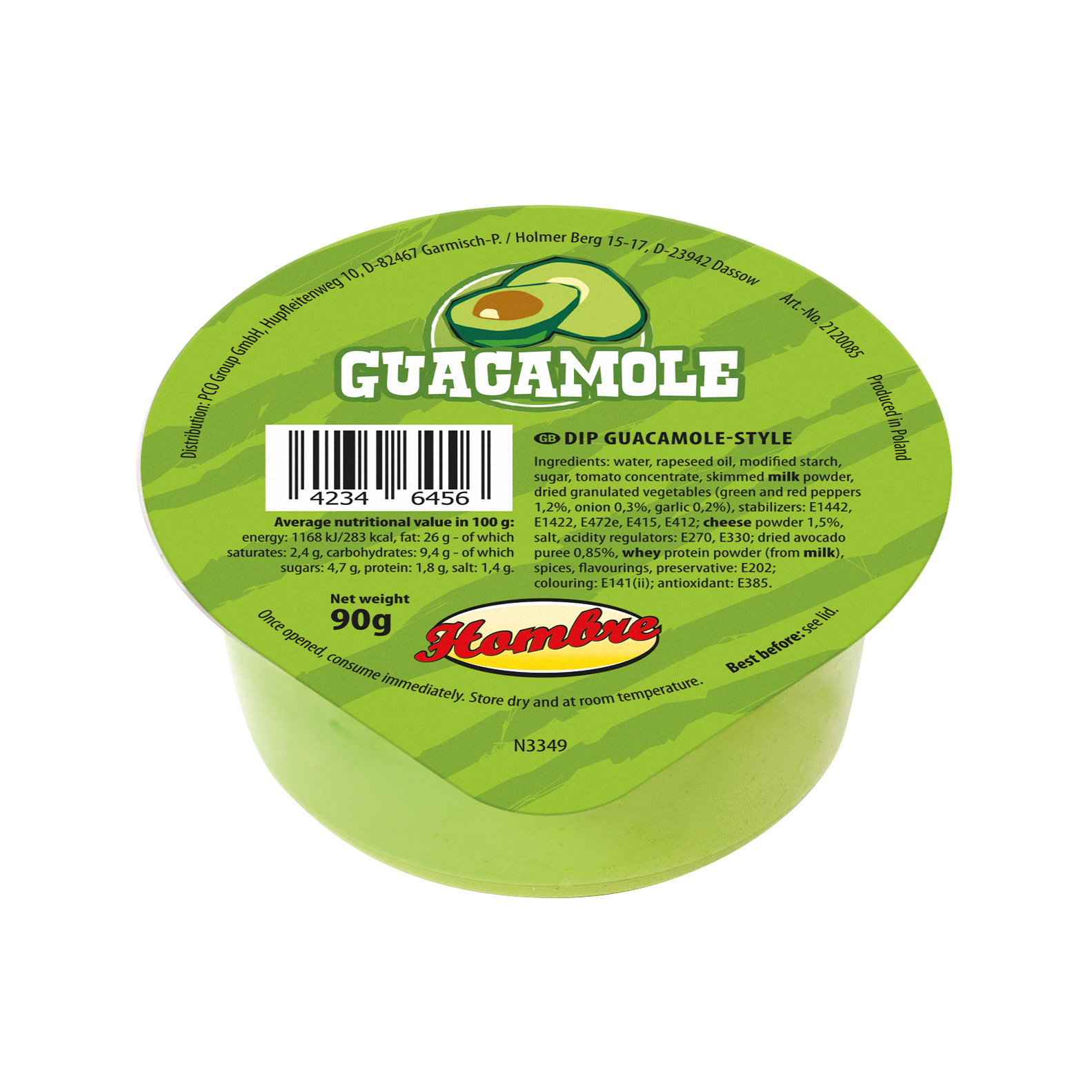 Hombre sos guacamole 90 g