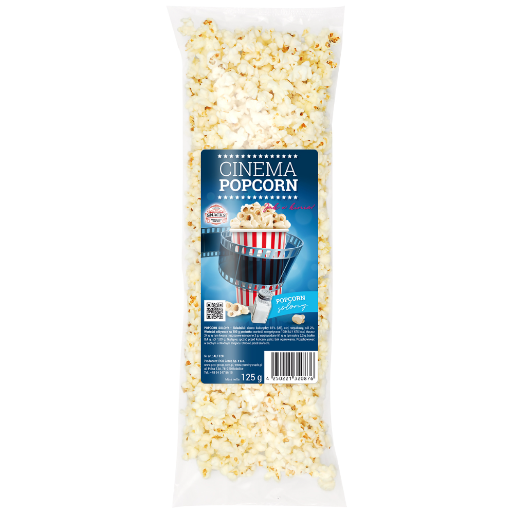 Popcorn solony 125 g