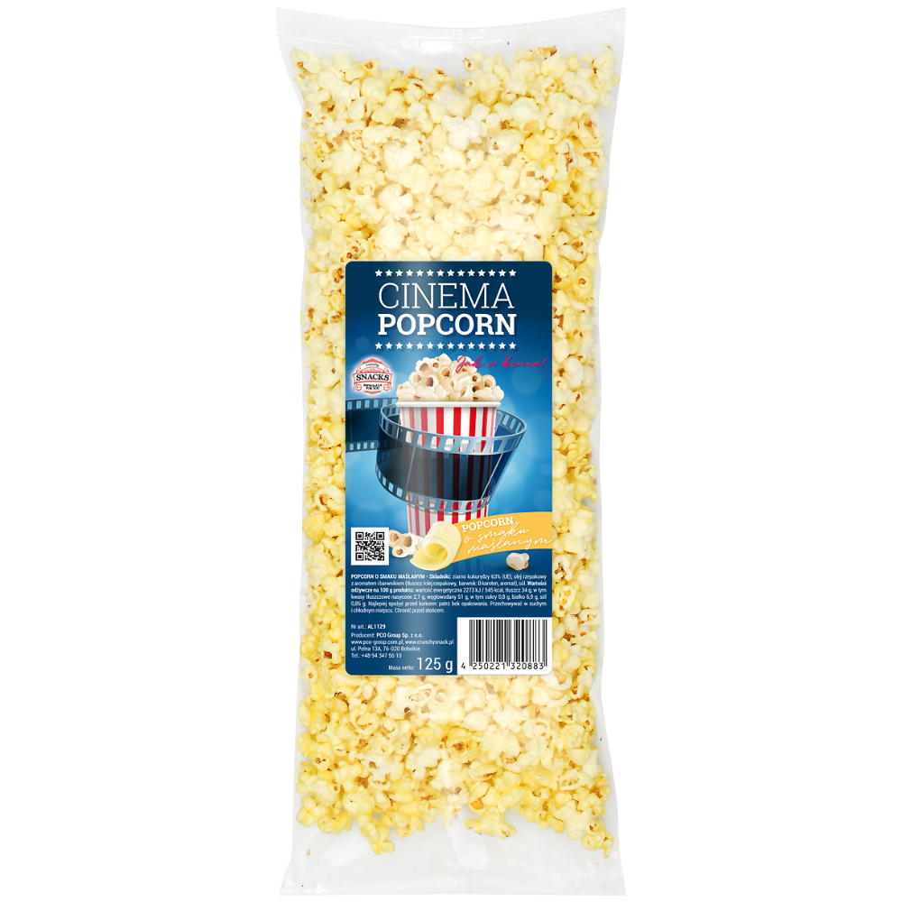 Popcorn maślany 125 g